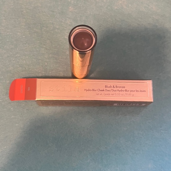 Stila Blush & Bronze Hydro-Blur Cheek Duo Papaya Tan NEW - Picture 2 of 2